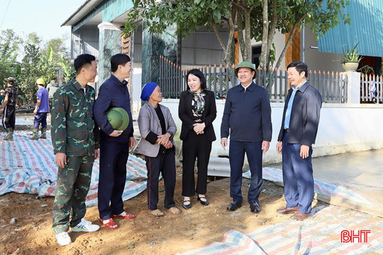 Phát động tháng cao điểm xây dựng nông thôn mới ở Đức Thọ